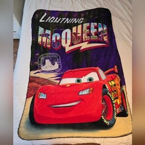 DISNEY PIXAR CARS Lightning McQueen Fleece Blanket Throw Northwest Cars Throw -